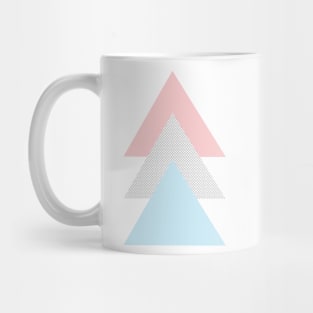 Three calm scandinave triangles Mug